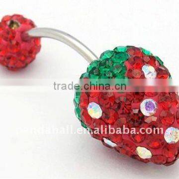 Valentine Gift Crystal Belly Rings(SWAR-G012-227+205)