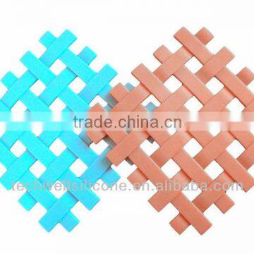 Stylish hot sale silicone tableware mat