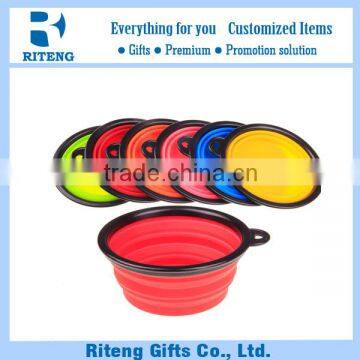 China made silicone pet salad bowl