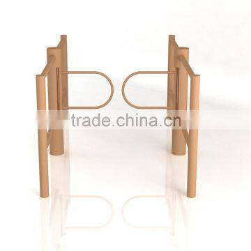 Luxury Gold Security Gate Swing Turnstile