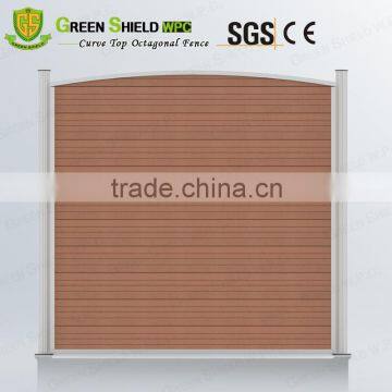 WPC/Wood Plastic Fence/Enclosure Wall 1.8m/2.0m/Octagon pillar