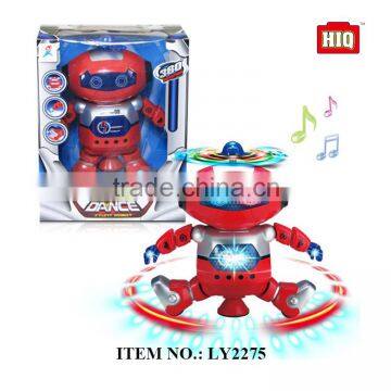 Hot sale BO eduational robot toys with music and light, dancing robot