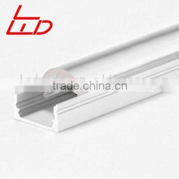 Hot selling aluminum profile with clear lens for led strip ribbon