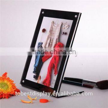 Shenzhen Factory T Shaped Wholesale Custom Acrylic Price Tag Holder/a4 Acrylic Sign Holder With Magnet photo-5