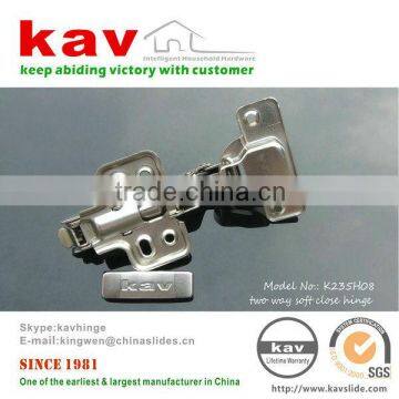 metal connecting furniture hardware self-close hinge