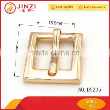 Buckle metal solid with zinc alloy gold or customized color for bags accessories