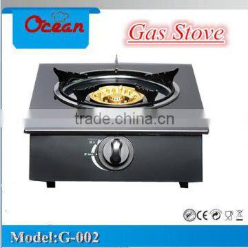 single glass gas stove