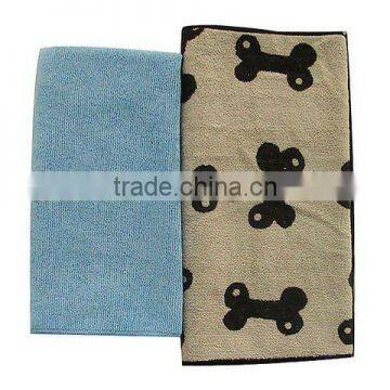 Super soft sueded woven microfiber pet towels