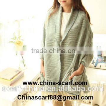 Wholesale pocket cashmere scarf