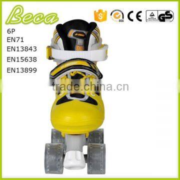 China Foshan Nylon Frame Pvc Wheel Quad Roller Skates for Sale Quality Choice photo-4
