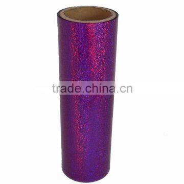 Hot Sales Decorative Purple OPP Holographic ,Laser Film For Gift Packing Or Decoration