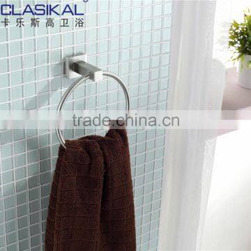 Made in china foshan bathroom fitting factory hotsale brass towel ring