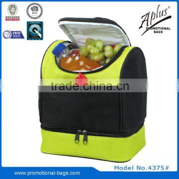 tote bag insulated cooler bag with zipper pockets