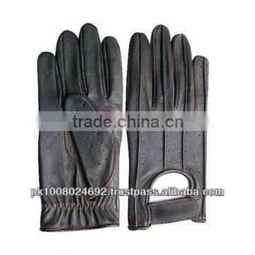 Leather driver gloves