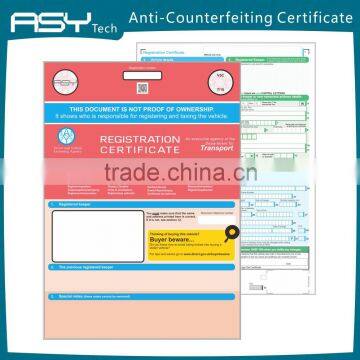 Watermark Invisible UV Security Certificate Printing photo-4