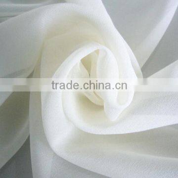 Black 100% Polyester Chiffon Fabric