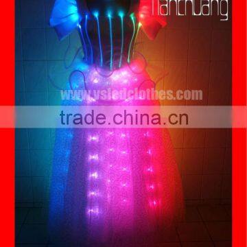 RF Remote Control Performance LED Ballet Stage Costume