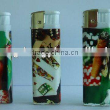 plastic CHILD RESISTANT refillable electronic lighter