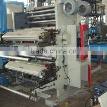 YT-2600 Two Colors Plastic film roll to roll mini offset printing machine price