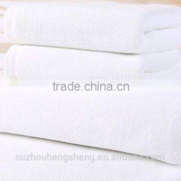 100% cotton terry white luxury bath towel