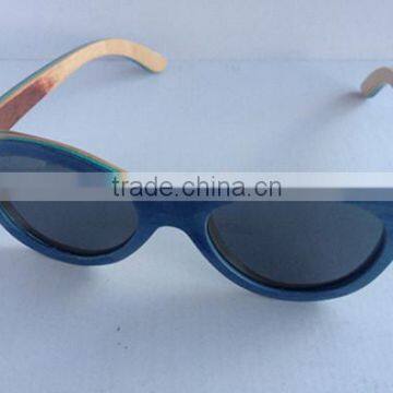 Meiaoqi Skateboard Wood Pure Manual Polarized Sunglasses,custom Wood Sunglasses photo-3