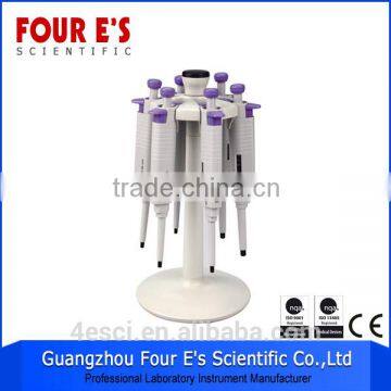 6-pipette Round Pipette Stand for Single and Multi-channel Pipettes