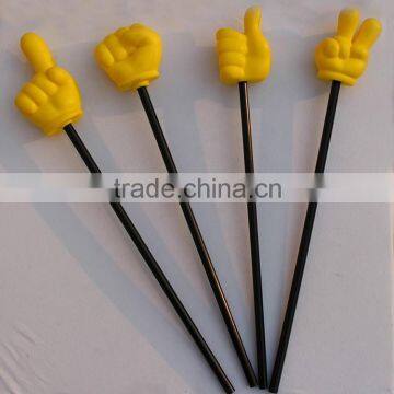 Fist Shape PU Foam Finger Stress Ball Hand Squeeze Toy