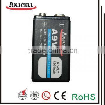 A9VP high quality 1200mAh Battery for Smoke detector