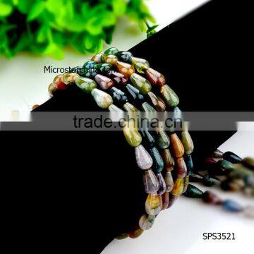 2016 new fashion DIY waterdrop string india agate beads for necklace making