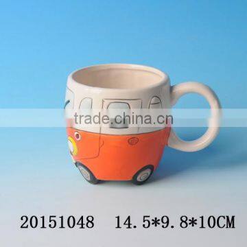 Fashionable design ceramic car mug,ceramic mug without cover                        
                                                                                Supplier's Choice