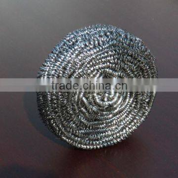 Steel srubber metal scourer used on kitchen cleaning