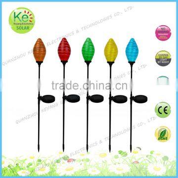 Glass egg ball garden outdoor solar stake light