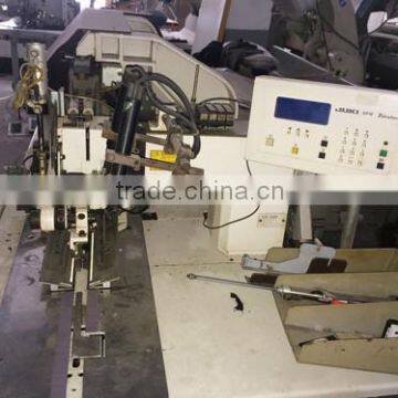 JUKI APW-196N used second hand 2nd old slant pocket sewing type automatic pocket sewing machine