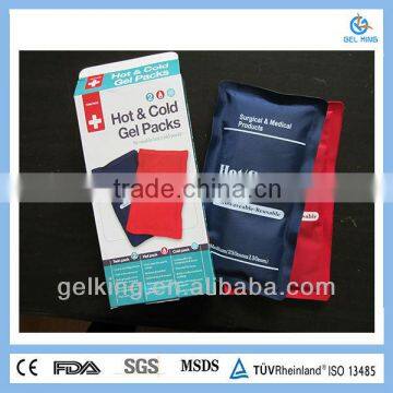 Reusable fabric comfort gel ice pack