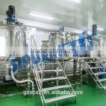 vacuum homogenizing emulsifier mixer for making cream ointment frost