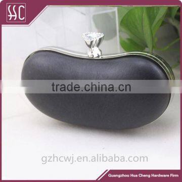 fashion style metal frame, silver metal purse frame