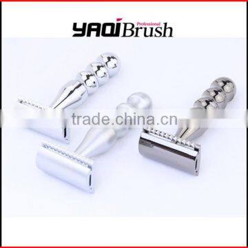 traditional replaceable head shaving razor without blade