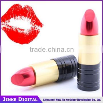 2016 advertising unique lipstick shape usb flash drive