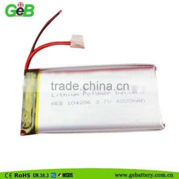 High energy density lipolymer battery batteries 3.7v 4200mah bateria