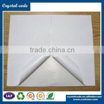 Eco-friendly SGS cetificate anti-curl thermal sticker barcode 3 layer logistics label