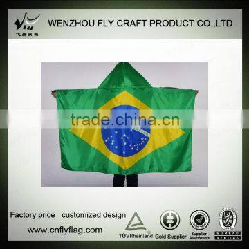 Good quality new products Italy polyester body flag capes