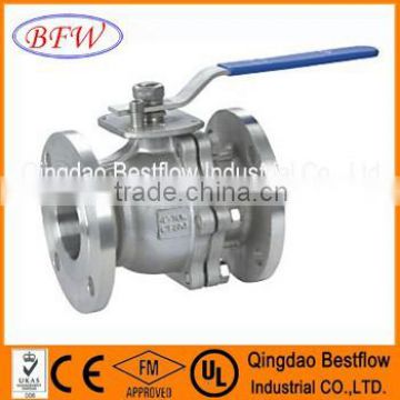 cf8m flanged ball valve