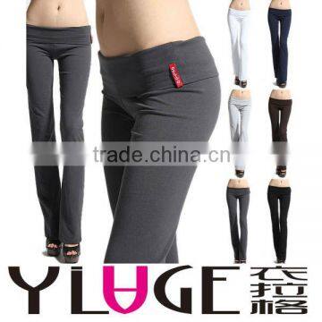 MOGAN Women Bootcut YOGA PANTS Casual Stretch Lounge Gym Sport Sweat Apparel L1064