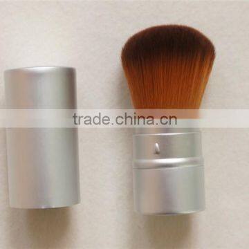 Factory OEM Makeup Products Silver Retractable Brushes for Makeup