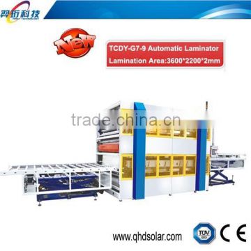 Touch Screen control Solar Panel Laminator