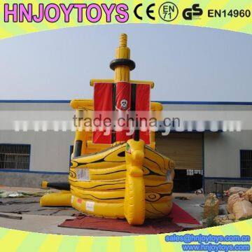 PVC yellow boat toy inflatable sumo wrestling suits for kids