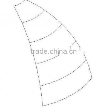 PTFE Tensile Fabric Architecture Membrane Structure With High Transmission Mesh Fabric for Dome and Facade