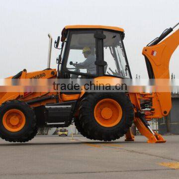 8ton tractor with bucket and backhoe small construction equipment