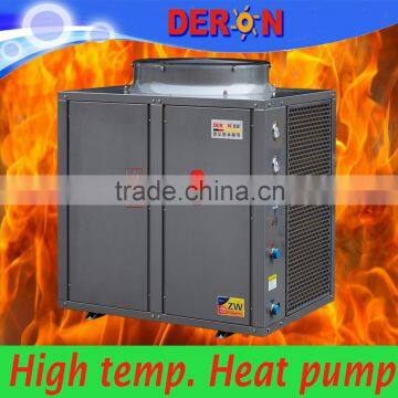 High efficient 80 degree hot water high temperature heat pump water heater from Deron factory