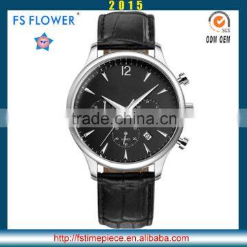 FS FLOWER - Classical Business Man Watch Male Watches Quartz Movement Chronograph